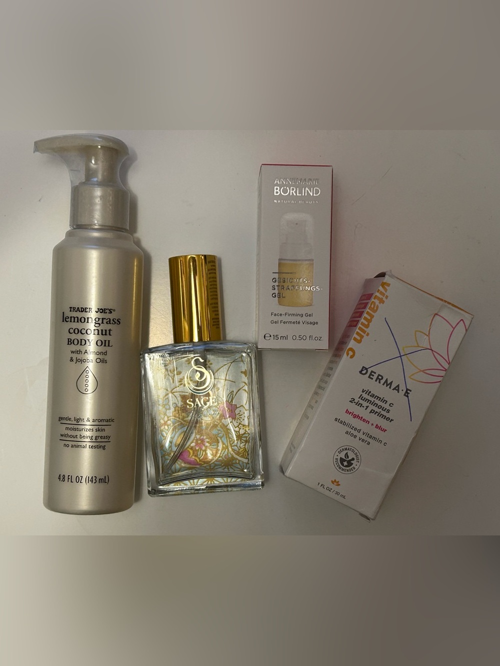 7PC BEAUTY BUNDLE Trader Joe’s, Natural Fragrance, Derma E, Borlind Face Serum - Picture 16 of 17